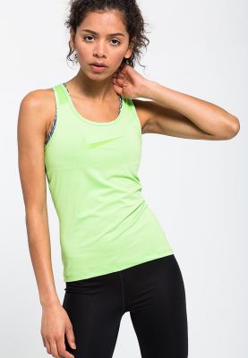 Klasyczna Bluzka Bokserka Top Fitness Nike jasno zielona