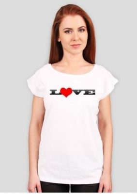 Koszulka damska z napisem LOVE