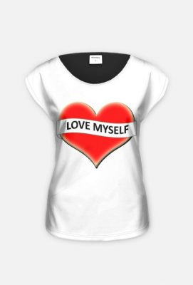 Damska koszulka LOVE nadruk