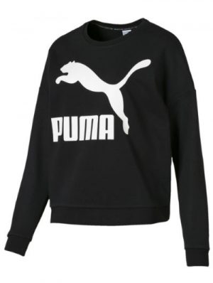 Puma klasyczna bluza z logo na piersi czarna