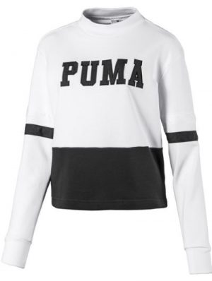 Puma klasyczna bluza z logo na piersi biała